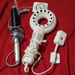 White Retro Rotary Phone Parts Set